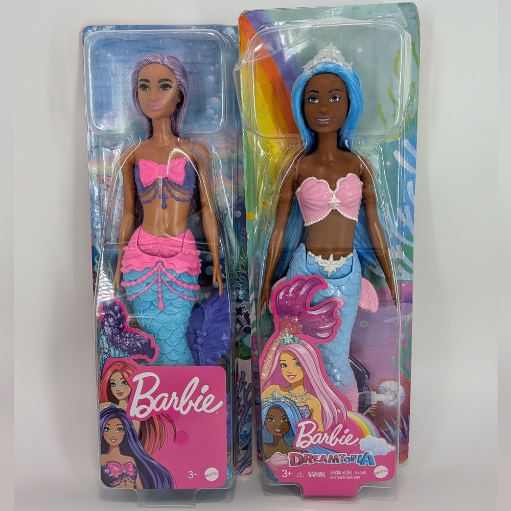 Barbie Mermaids with Purple and Blue Hair - Picture 1 of 7